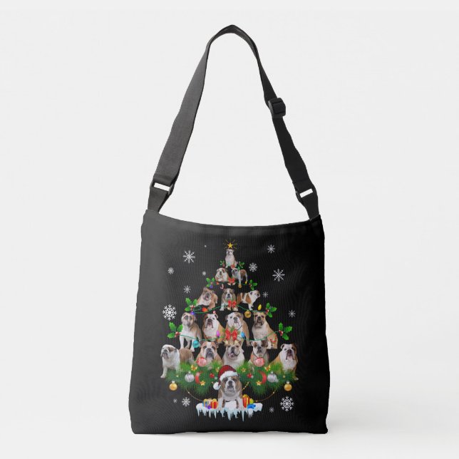 Sac Ajustable Amoureux de les chiens| Ornements d'arbre de Noël  (Devant)