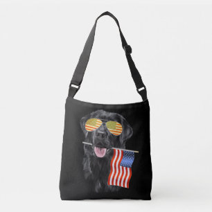 Sac Ajustable Amoureux des chiens Black Labrador USA American