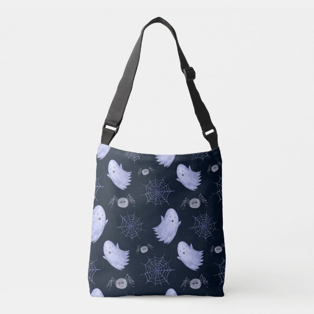 Sac Ajustable Amusant Motif d'Halloween Spider Fantôme. (Devant)