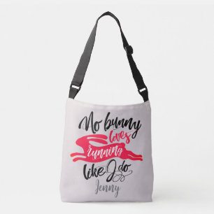 Sac Ajustable Amusement Red Bunny Love Run Motivation Nom Typo