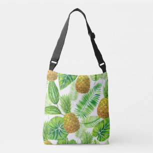 Sac Ajustable Ananas et feuilles tropicaux