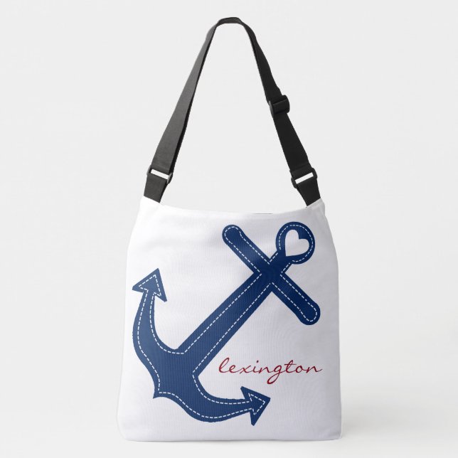 Sac Ajustable Ancre avec nautique nommé (Devant)