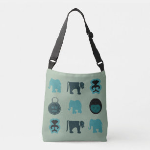 Sac Ajustable Animaux africains abstraits et art symbolique