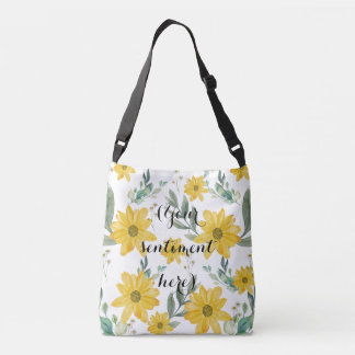 Sac Ajustable Aquarelle Jaune Daisées Carrosserie