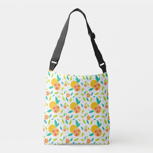 Sac Ajustable Aquarelle Motif Oranges sucrées (Devant)