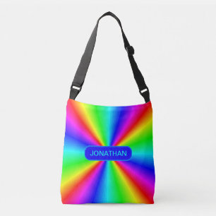 Sac Ajustable Arc-en-ciel brillant coloré Personnalisé
