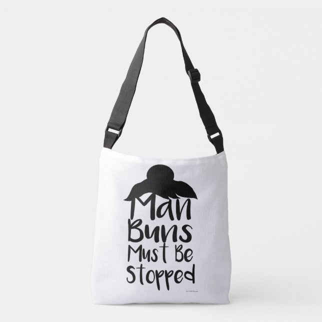 Sac Ajustable Arrêtez Ces Homme Buns Drôle Tendance Drôle Dire (Devant)