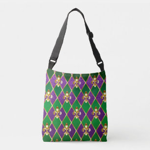 Sac Ajustable Arrière - plan de bijoux Mardi Gras