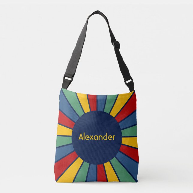 Sac Ajustable Arrondi Rays Frame 01 + votre backgr. & idées (Devant)