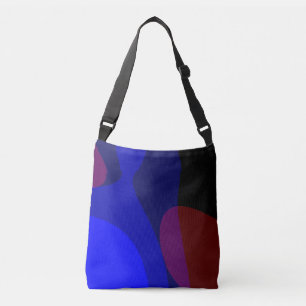 Sac Ajustable Art Abstrait Rouge Et Bleu 601