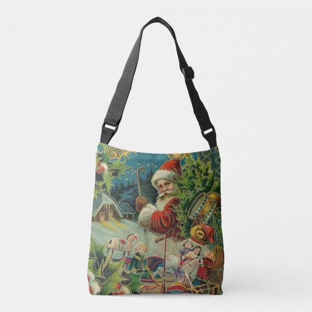 Sac Ajustable Art antique du Père Noël (Devant)