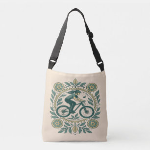 Sac Ajustable Art Cycliste Féminin Inspiré par la Nature - Vélo 