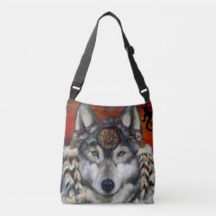 SAC AJUSTABLE ART DU LOUP GRIS