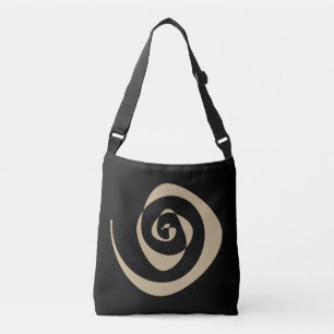 Sac Ajustable art géométrique moderne en spirale Abstraite