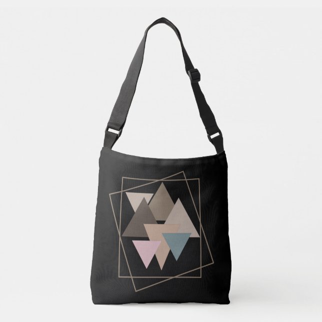 Sac Ajustable Art moderne géométrique et futuriste Abstrait (Devant)