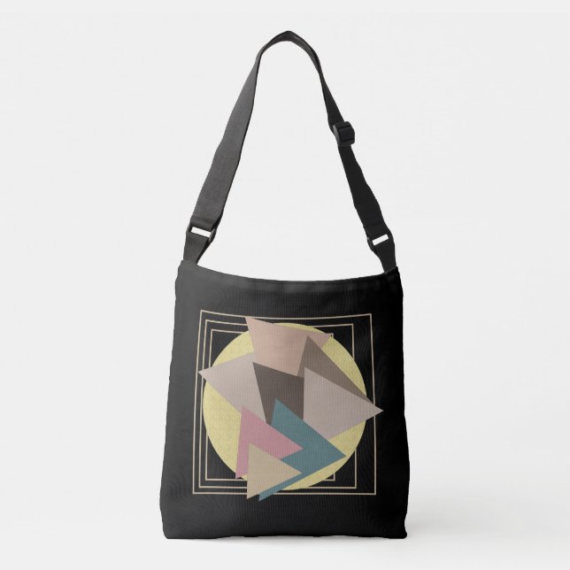 Sac Ajustable Art moderne géométrique et futuriste Abstrait (Devant)
