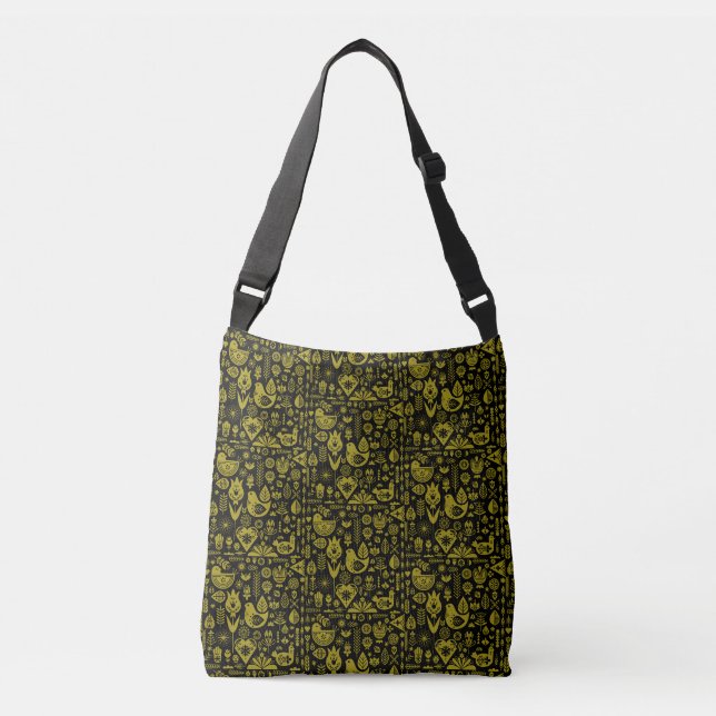 Sac Ajustable Art Motif nordique scandinave (Devant)