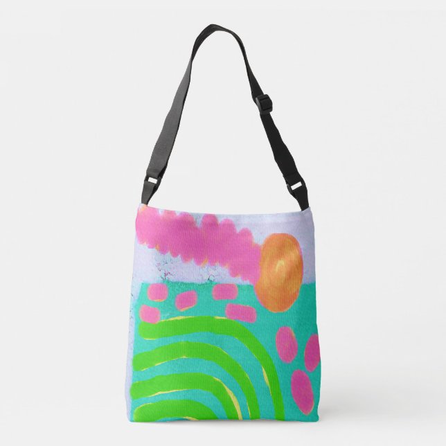 Sac Ajustable Art numérique abstrait (Dos)