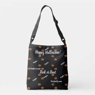 Sac Ajustable astuce ou traitement, nom, halloween personnalisée