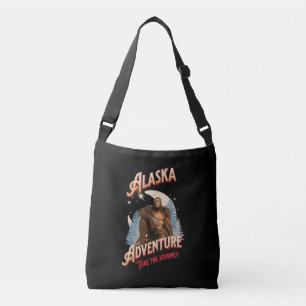Sac Ajustable Aventure Bigfoot en Alaska Art Rétro de la Nature