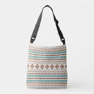 Sac Ajustable Aztec Turquoise Terracotta Crème Noire Mixte Motif