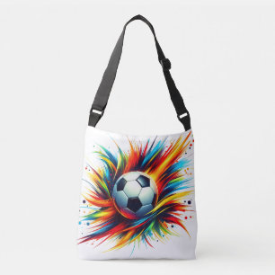 Sac Ajustable Balle de football Splash Futuriste Football Abstra