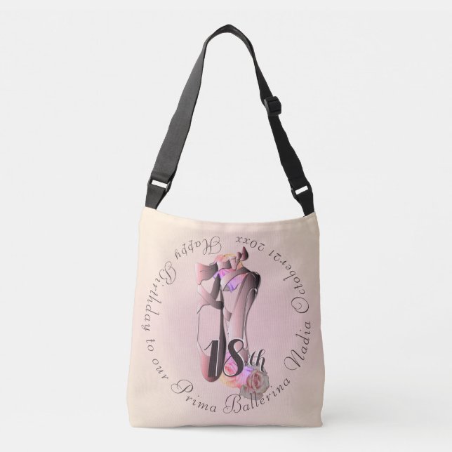Sac Ajustable Ballerina Toe Chaussures Medallion Événement perso (Devant)