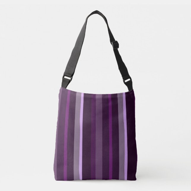 Sac Ajustable Bandes Abstraites violettes et roses (Devant)