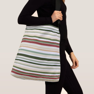 Sac Ajustable Bandes d'olivier, de vert et de rouge