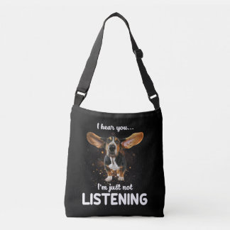 Sac Ajustable basset hound je vous entends ne pas écouter