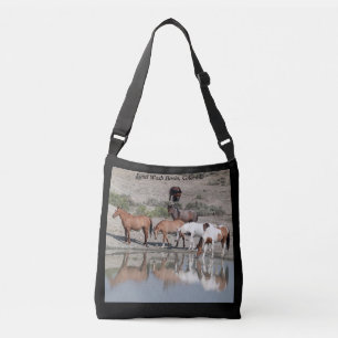 Sac Ajustable Bassin de lavage de sable Chevaux sauvages
