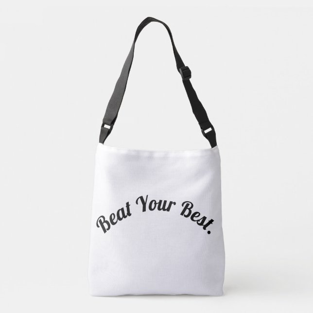 Sac Ajustable Battez votre meilleur design motivationnel (Dos)