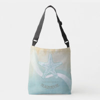 Beach House Nautical Starfish Aqua Blue ID623