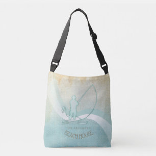 Sac Ajustable Beach House Pêcheur nautique Aqua Blue ID623