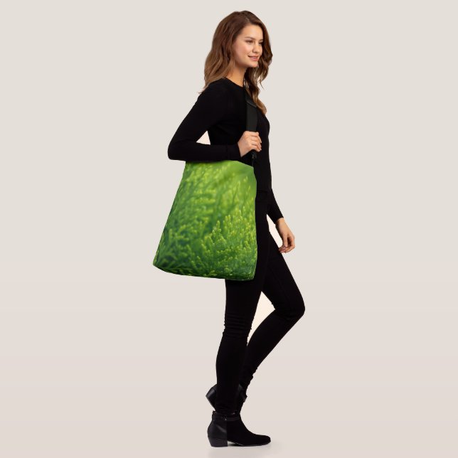 Sac Ajustable Beau arrière - plan feuille vert (Sur le modèle)