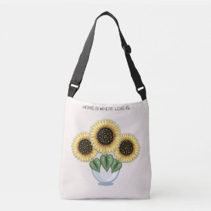 Sac Ajustable Beaux tournesols dans un Vase Art