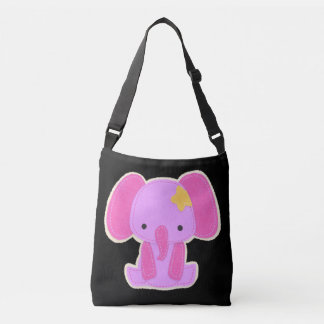 Sac Ajustable Bébé Eléphant Rose fille