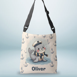 Sac Ajustable Bébé phoque mignon avec chapeau et écharpe de mari