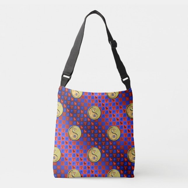 Sac Ajustable Bélier et oxe métallique (Devant)