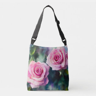Sac Ajustable Belle aquarelle moderne Collection Roses roses ros