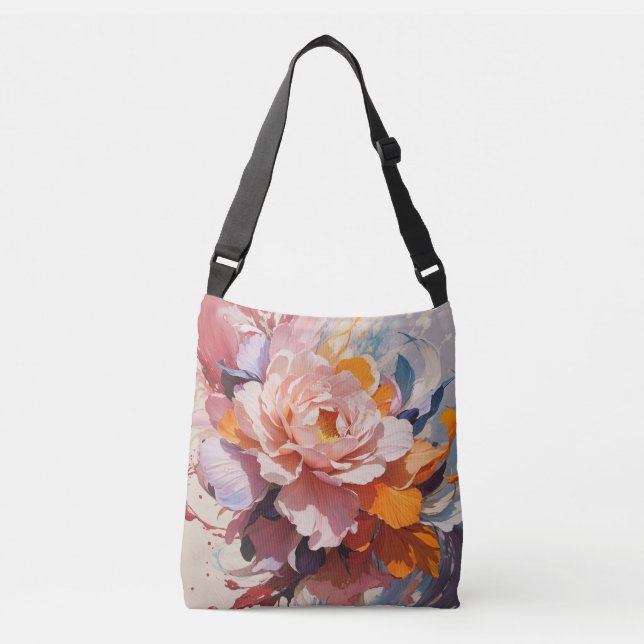 Sac Ajustable Belle grande fleur dans les deux côtés (Devant)