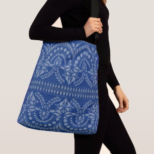 Sac Ajustable belle impression de décoration victorienne bleue
