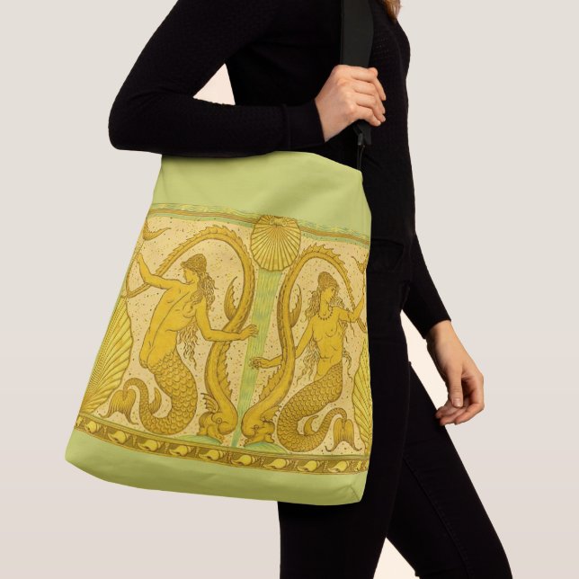 Sac Ajustable belle impression de sirènes (De près)