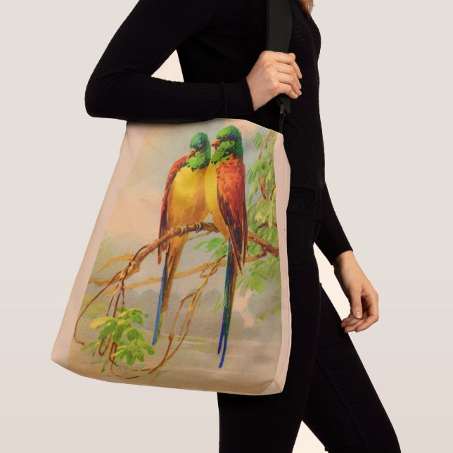 Sac Ajustable belle impression d'oiseaux (De près)