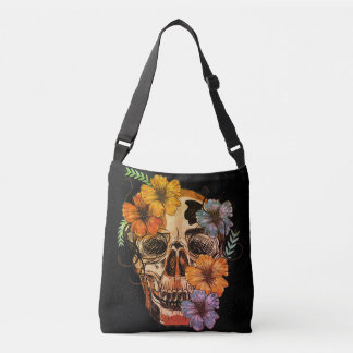 Sac Ajustable Belle tête mexicaine de crâne de femmes