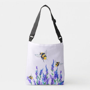 Sac Ajustable Belles fleurs de printemps et les abeilles volent 