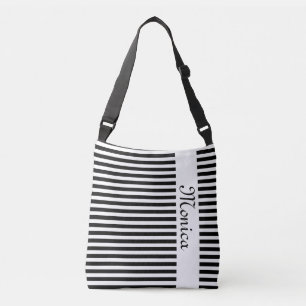 Sac Ajustable BG Stripes Motif blanc étroit + votre dos et votre