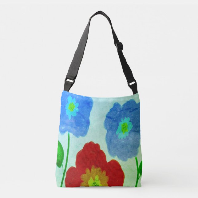 Sac Ajustable Big Blooms Art Abstrait (Devant)