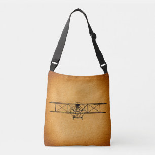 Sac Ajustable Biplane Vintage Antique avion Art de l'aviation