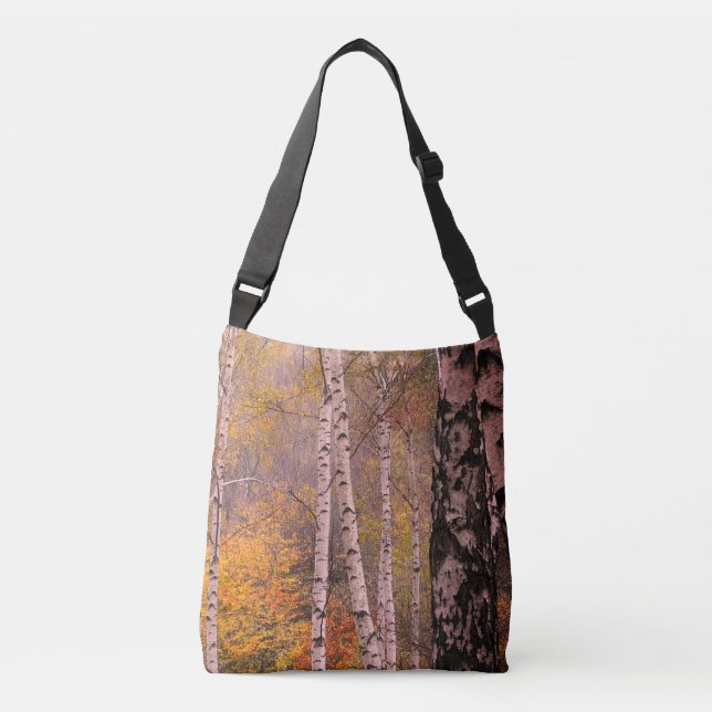 Sac Ajustable Birch Forrest Autumn Photo Budget Fourre-tout (Devant)